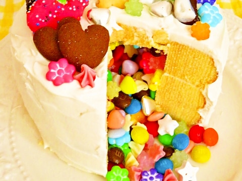 パーティーに 簡単 楽しいサプライズケーキ レシピ 作り方 By Hirokoh ひろこぉ 楽天レシピ パーティーに 簡単 楽しいサプライズケーキ レシピ 作り方 By Hirokoh ひろこぉ 楽天レシピ
